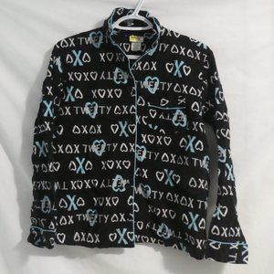 TWEETY! | small | Patterned Button-Up Pajama Shirt With Chest Pocket